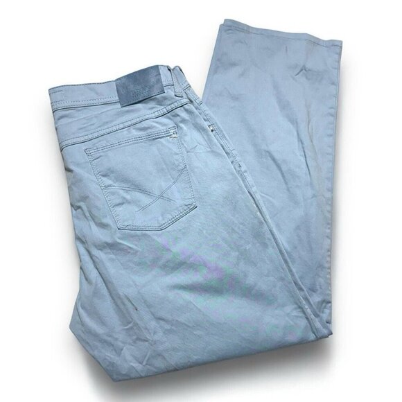 Brax Feel Good Cooper Fancy Regular Fit Straight Leg Pants Blue Men's Size 34x27 - Picture 3 of 8